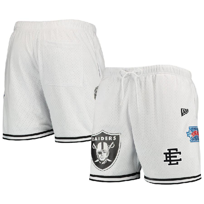 Men's Las Vegas Raiders Pro White/Black Shorts